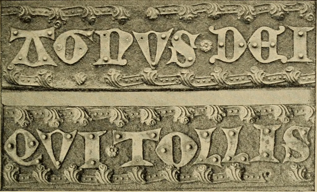 An illustration from Alphabets old and new, for the use of craftsmen, 1910, leaf 78
