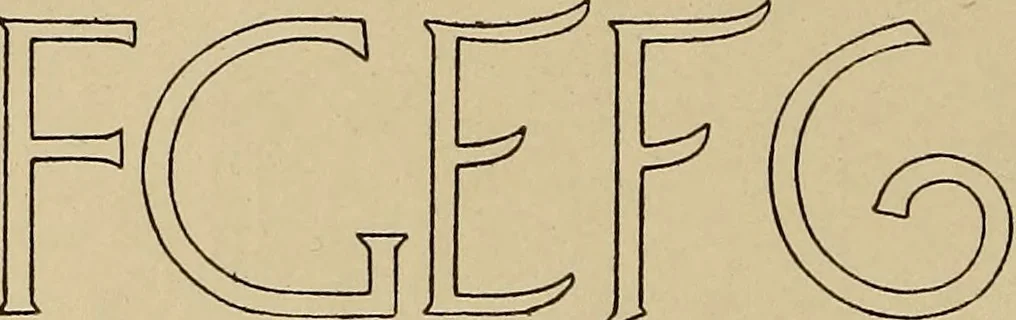 An illustration from Alphabets old and new, for the use of craftsmen, 1910, leaf 91