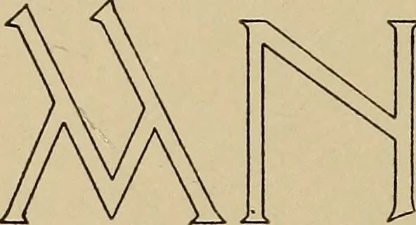 An illustration from Alphabets old and new, for the use of craftsmen, 1910, leaf 91