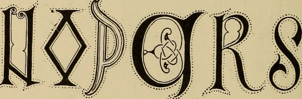 An illustration from Alphabets old and new, for the use of craftsmen, 1910, leaf 97