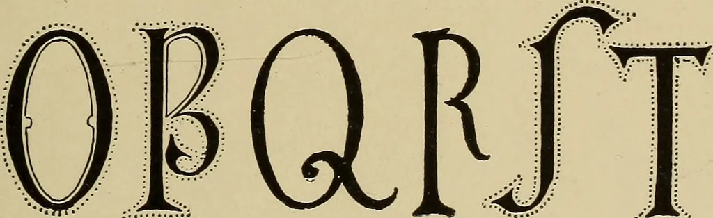 An illustration from Alphabets old and new, for the use of craftsmen, 1910, leaf 98
