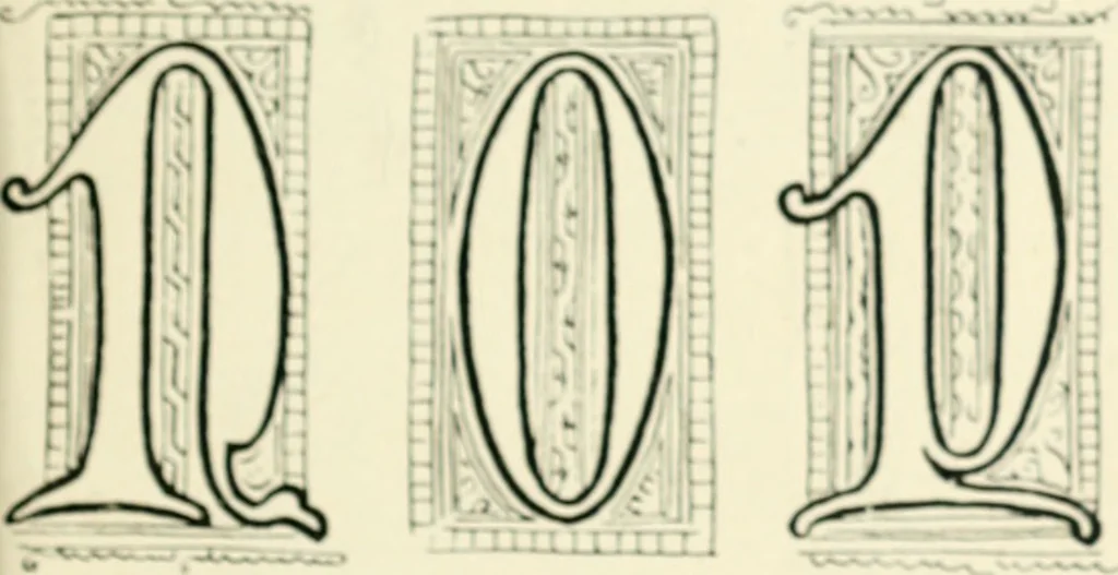 An illustration from Alphabets old and new, for the use of craftsmen : with an introductory essay on Art in the alphabet, 1898, leaf 104