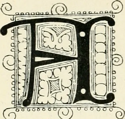 An illustration from Alphabets old and new, for the use of craftsmen : with an introductory essay on Art in the alphabet, 1898, leaf 105