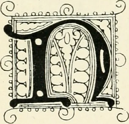 An illustration from Alphabets old and new, for the use of craftsmen : with an introductory essay on Art in the alphabet, 1898, leaf 105