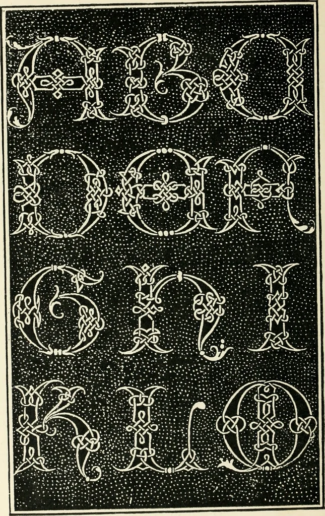 An illustration from Alphabets old and new, for the use of craftsmen : with an introductory essay on Art in the alphabet, 1898, leaf 115