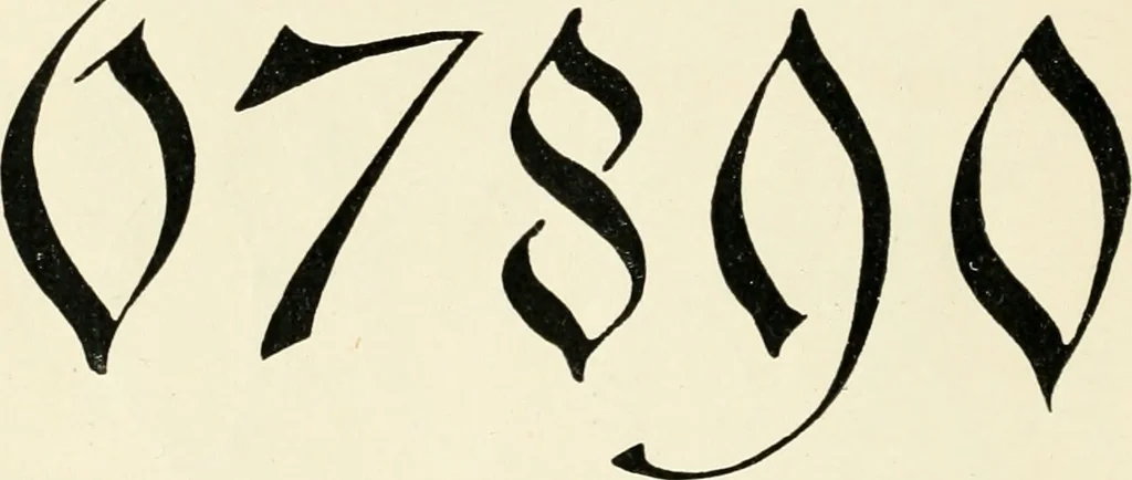 An illustration from Alphabets old and new, for the use of craftsmen : with an introductory essay on Art in the alphabet, 1898, leaf 209