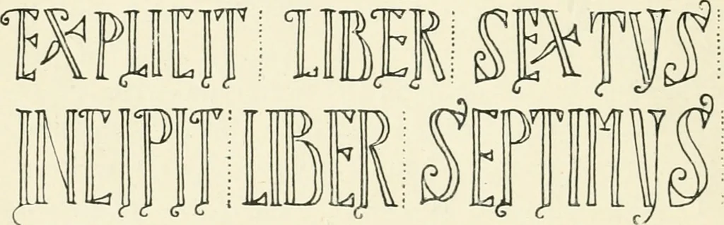 An illustration from Alphabets old and new, for the use of craftsmen : with an introductory essay on Art in the alphabet, 1898, leaf 43