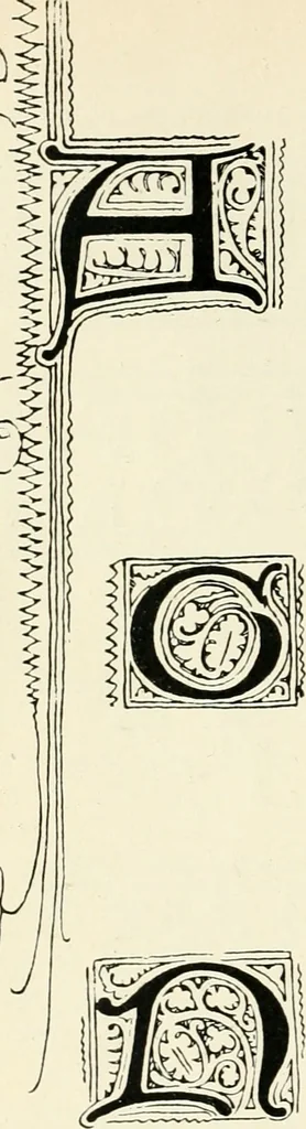 An illustration from Alphabets old and new, for the use of craftsmen : with an introductory essay on Art in the alphabet, 1898, leaf 89