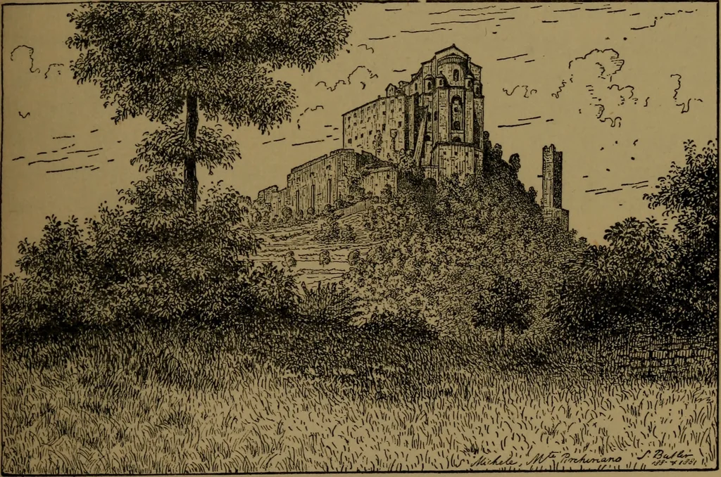 An illustration from Alps and sanctuaries of Piedmont and the canton Ticino, 1913, leaf 100
