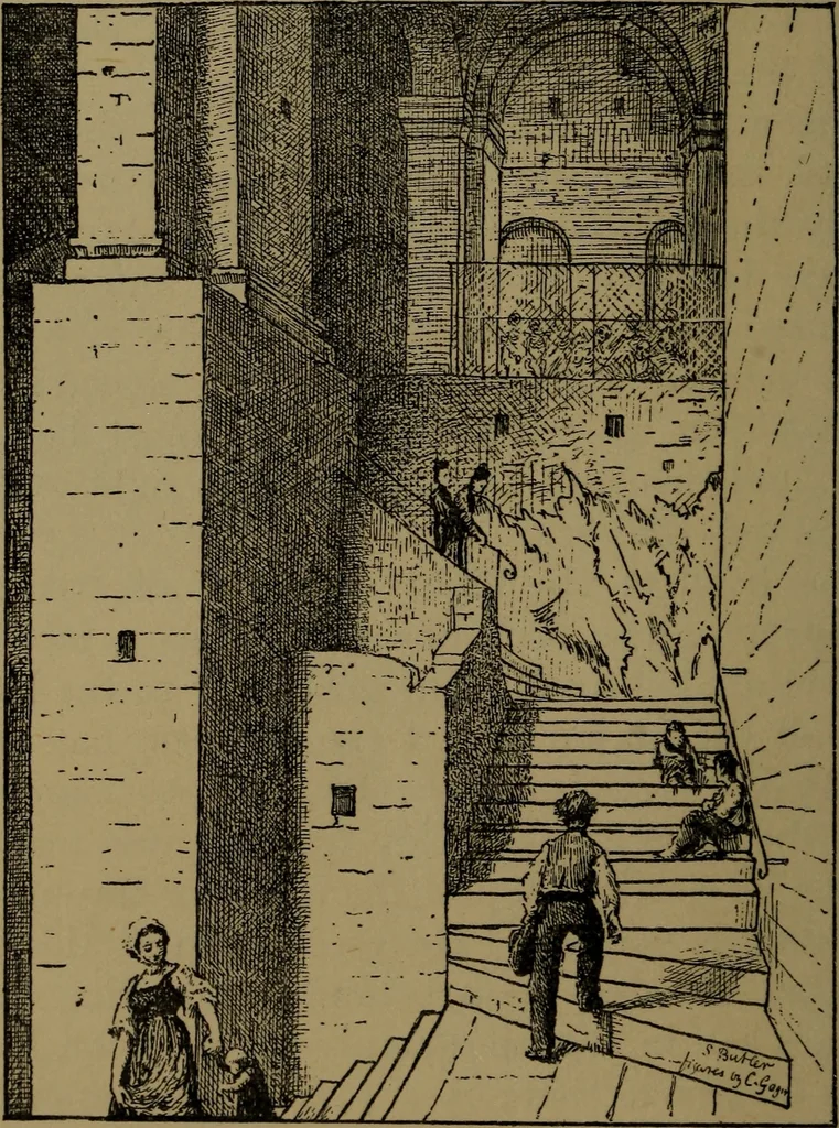 An illustration from Alps and sanctuaries of Piedmont and the canton Ticino, 1913, leaf 105