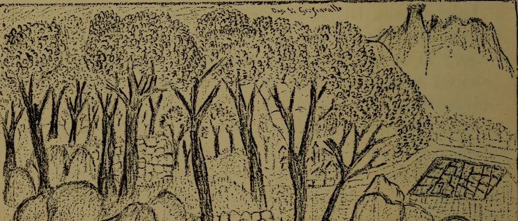 An illustration from Alps and sanctuaries of Piedmont and the canton Ticino, 1913, leaf 143
