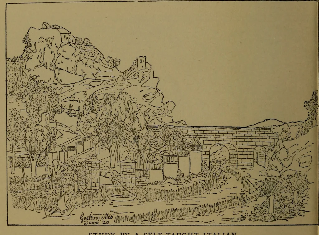 An illustration from Alps and sanctuaries of Piedmont and the canton Ticino, 1913, leaf 145