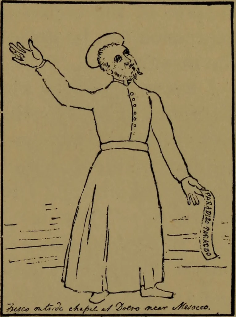 An illustration from Alps and sanctuaries of Piedmont and the canton Ticino, 1913, leaf 152