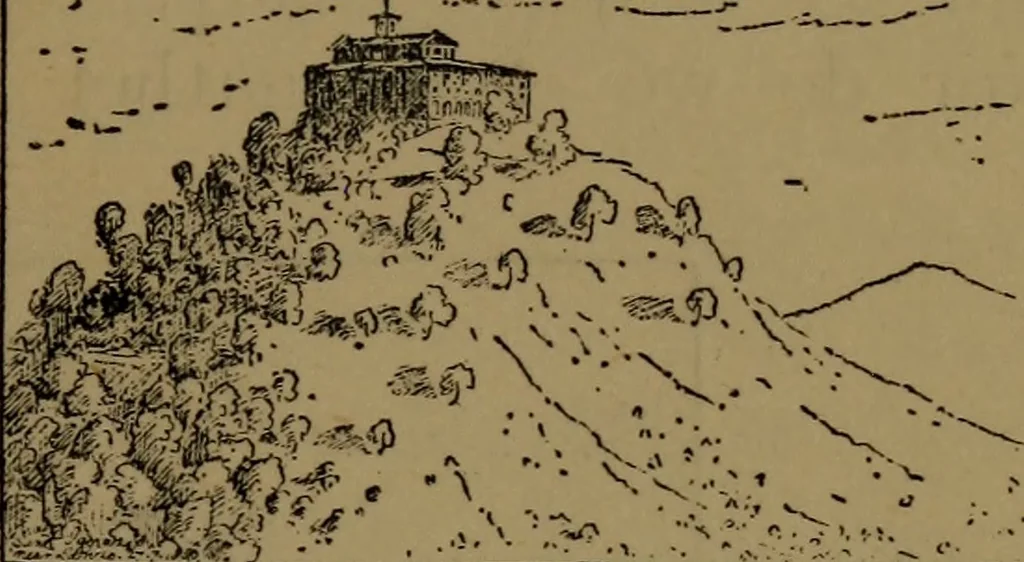 An illustration from Alps and sanctuaries of Piedmont and the canton Ticino, 1913, leaf 168