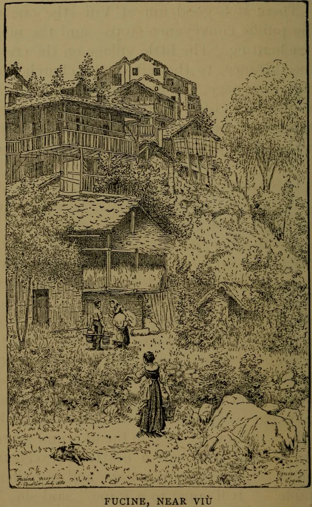 An illustration from Alps and sanctuaries of Piedmont and the canton Ticino, 1913, leaf 171