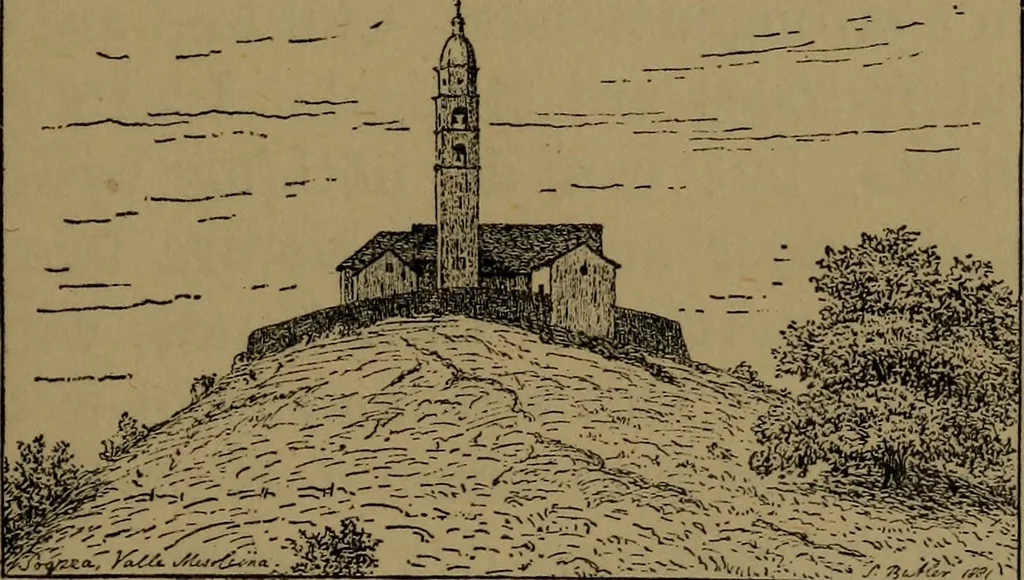 An illustration from Alps and sanctuaries of Piedmont and the canton Ticino, 1913, leaf 210
