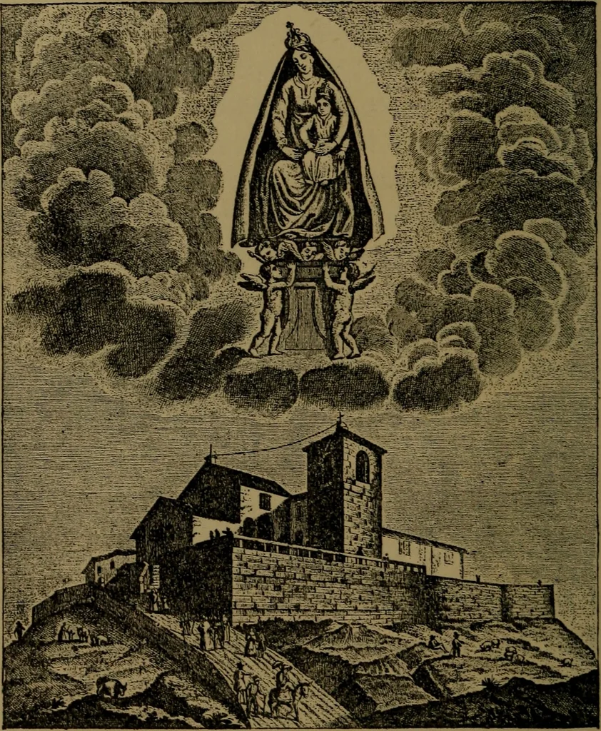 An illustration from Alps and sanctuaries of Piedmont and the canton Ticino, 1913, leaf 247