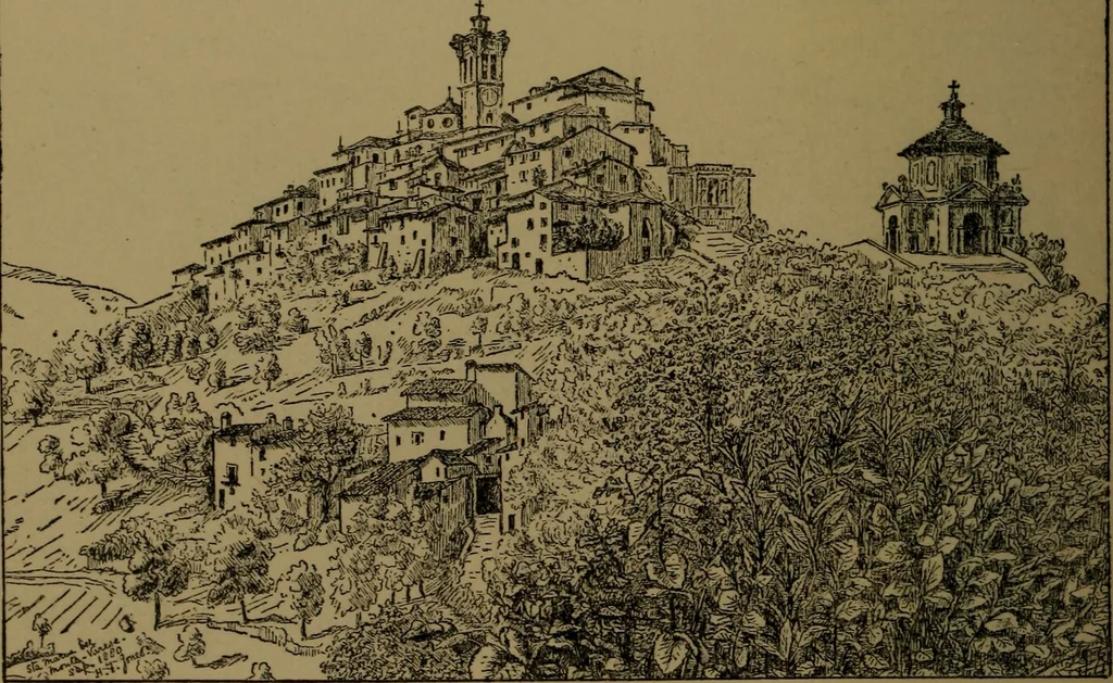 An illustration from Alps and sanctuaries of Piedmont and the canton Ticino, 1913, leaf 261