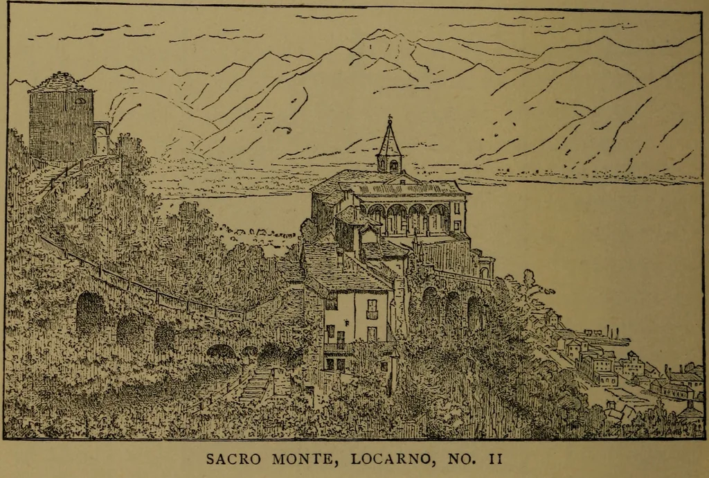 An illustration from Alps and sanctuaries of Piedmont and the canton Ticino, 1913, leaf 277