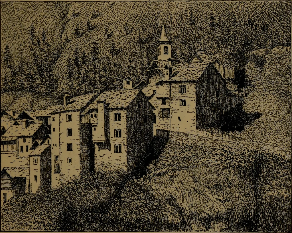 An illustration from Alps and sanctuaries of Piedmont and the canton Ticino, 1913, leaf 286