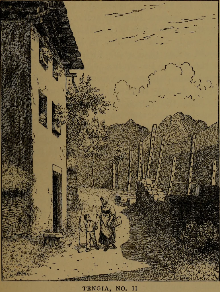 An illustration from Alps and sanctuaries of Piedmont and the canton Ticino, 1913, leaf 64
