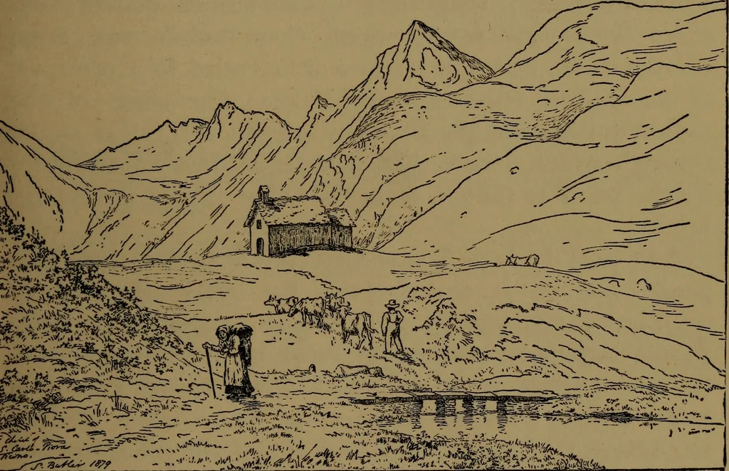 An illustration from Alps and sanctuaries of Piedmont and the canton Ticino, 1913, leaf 88