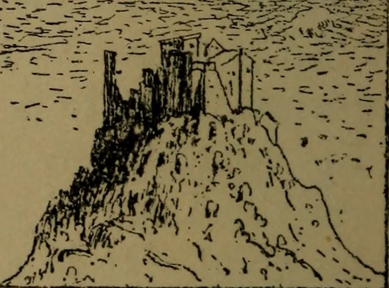 An illustration from Alps and sanctuaries of Piedmont and the canton Ticino, 1913, leaf 93