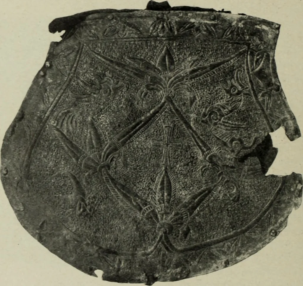 An illustration from Altai-Iran und VÃ¶lkerwanderung : ziergeschichtliche Untersuchungen Ã¼ber die Eintritt der Wander- und NordvÃ¶lker in die TreibhÃ¤user geistigen Lebens, 1917, leaf 139