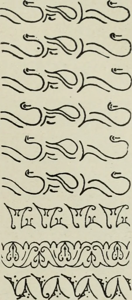 An illustration from Altai-Iran und VÃ¶lkerwanderung : ziergeschichtliche Untersuchungen Ã¼ber die Eintritt der Wander- und NordvÃ¶lker in die TreibhÃ¤user geistigen Lebens, 1917, leaf 212
