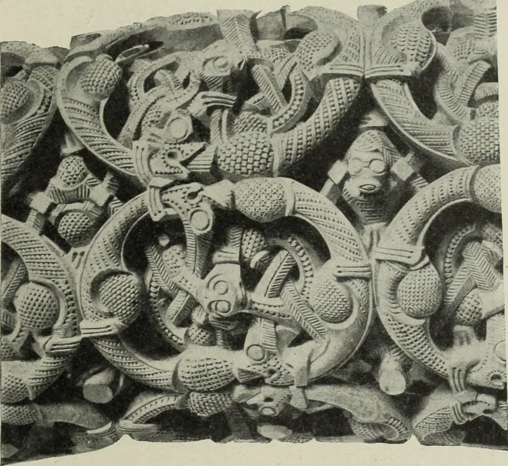 An illustration from Altai-Iran und VÃ¶lkerwanderung : ziergeschichtliche Untersuchungen Ã¼ber die Eintritt der Wander- und NordvÃ¶lker in die TreibhÃ¤user geistigen Lebens, 1917, leaf 246