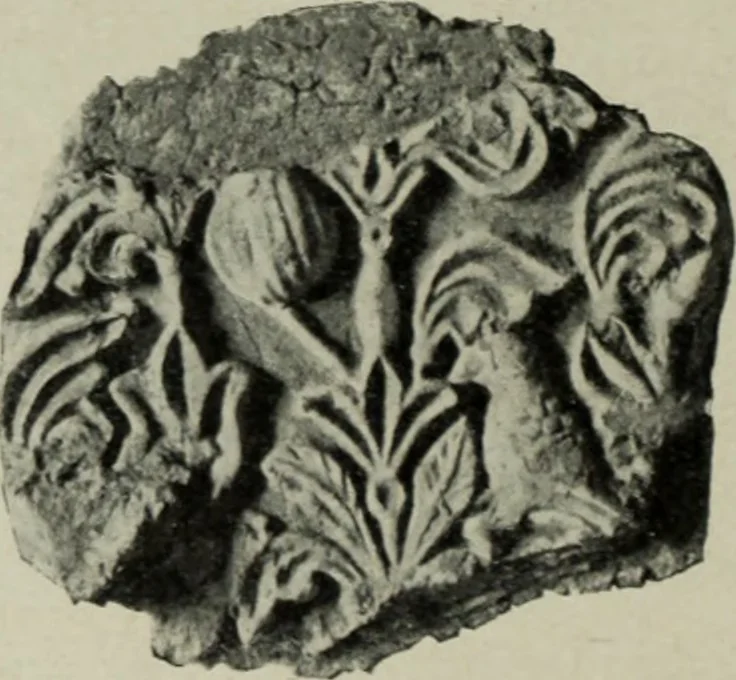 An illustration from Altai-Iran und VÃ¶lkerwanderung : ziergeschichtliche Untersuchungen Ã¼ber die Eintritt der Wander- und NordvÃ¶lker in die TreibhÃ¤user geistigen Lebens, 1917, leaf 257