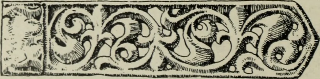 An illustration from Altai-Iran und VÃ¶lkerwanderung : ziergeschichtliche Untersuchungen Ã¼ber die Eintritt der Wander- und NordvÃ¶lker in die TreibhÃ¤user geistigen Lebens, 1917, leaf 287