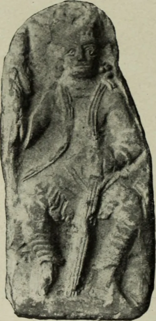 An illustration from Altai-Iran und VÃ¶lkerwanderung : ziergeschichtliche Untersuchungen Ã¼ber die Eintritt der Wander- und NordvÃ¶lker in die TreibhÃ¤user geistigen Lebens, 1917, leaf 299