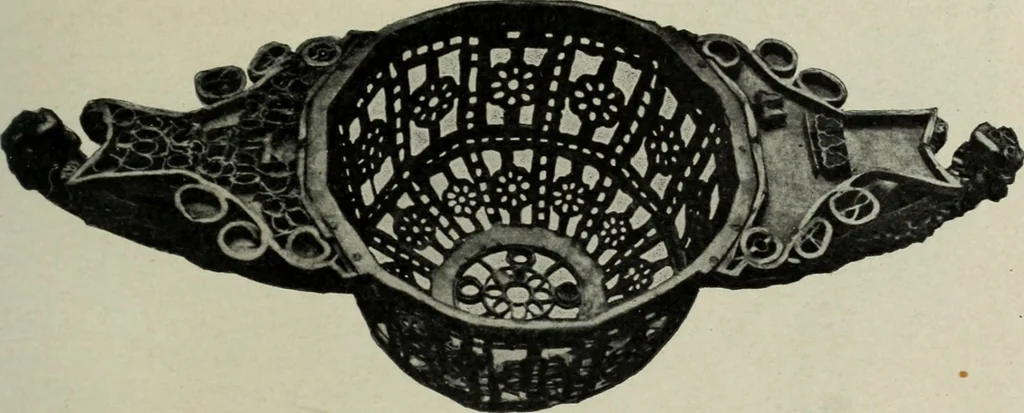An illustration from Altai-Iran und VÃ¶lkerwanderung : ziergeschichtliche Untersuchungen Ã¼ber die Eintritt der Wander- und NordvÃ¶lker in die TreibhÃ¤user geistigen Lebens, 1917, leaf 82