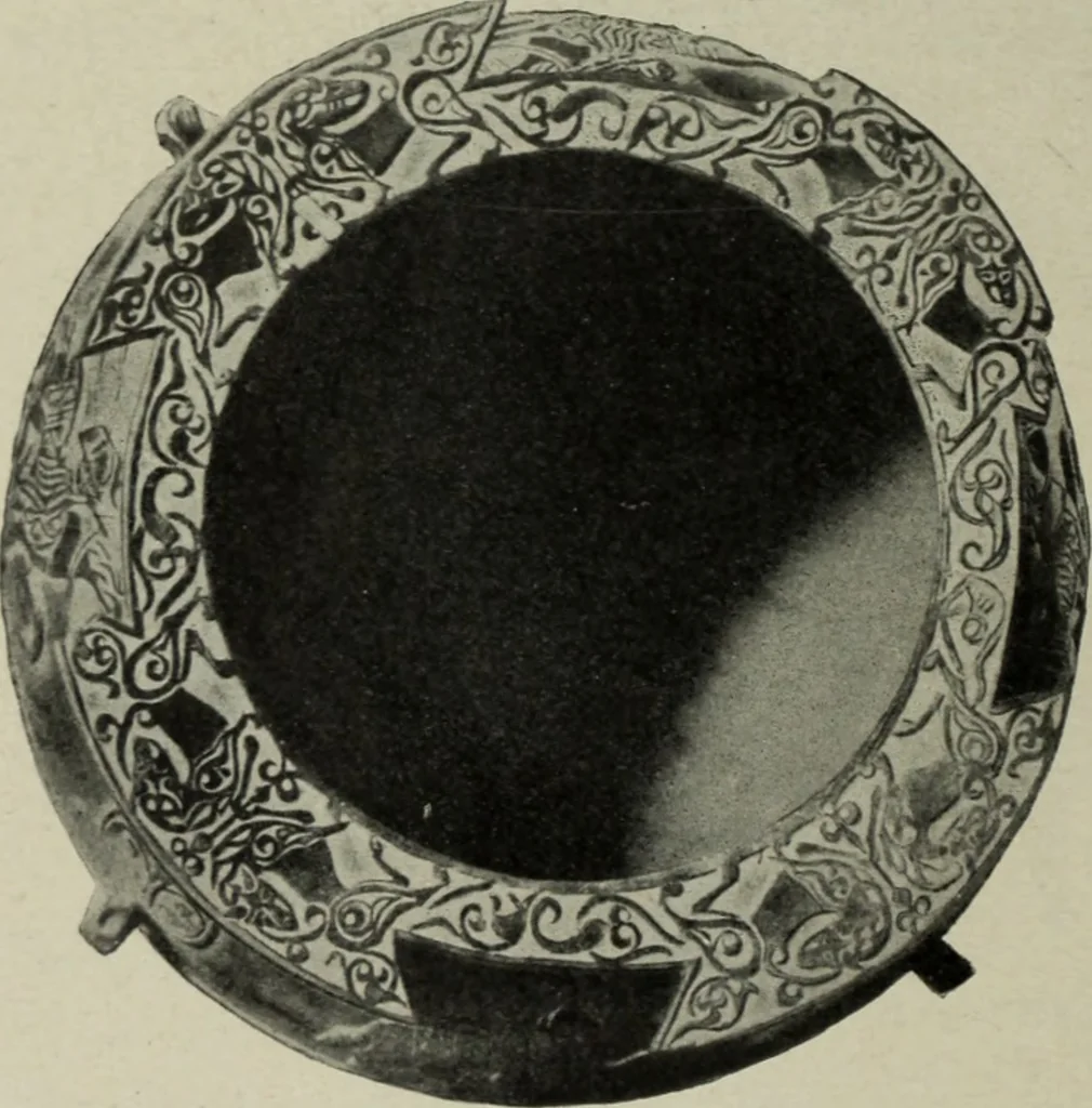 An illustration from Altai-Iran und VÃ¶lkerwanderung : ziergeschichtliche Untersuchungen Ã¼ber die Eintritt der Wander- und NordvÃ¶lker in die TreibhÃ¤user geistigen Lebens, 1917, leaf 93