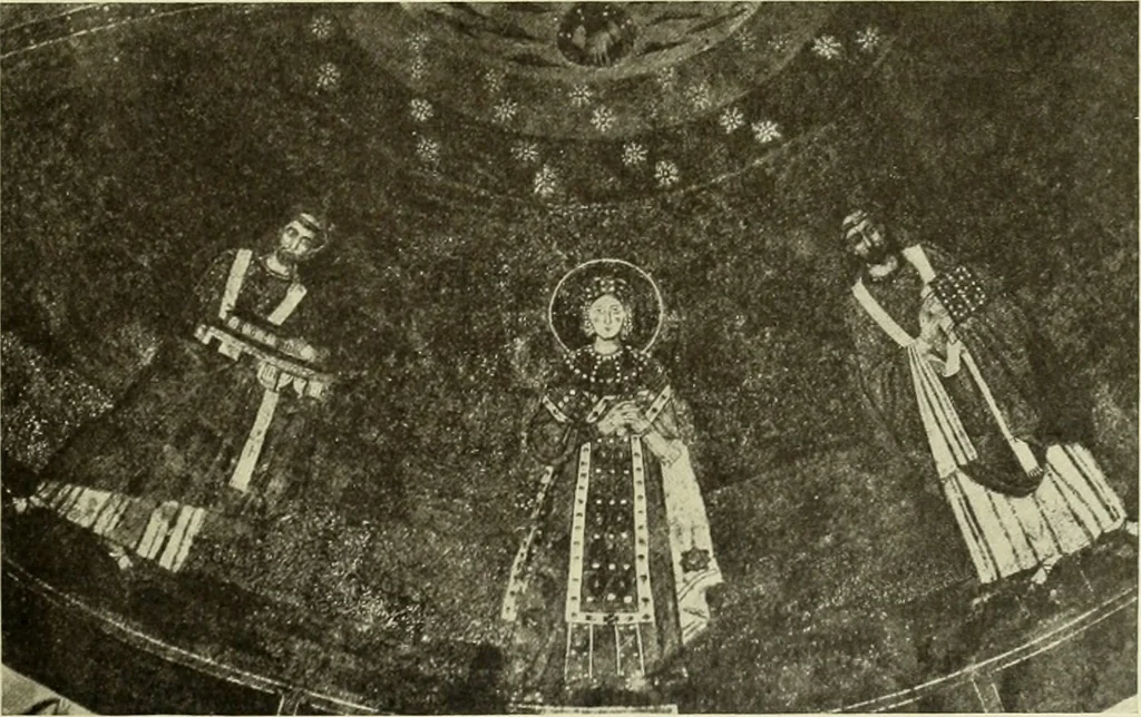 An illustration from Altchristliche und byzantinische Kunst, 1914, leaf 104