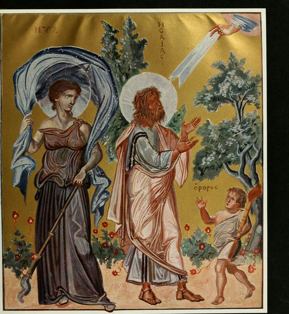 An illustration from Altchristliche und byzantinische Kunst, 1914, leaf 14