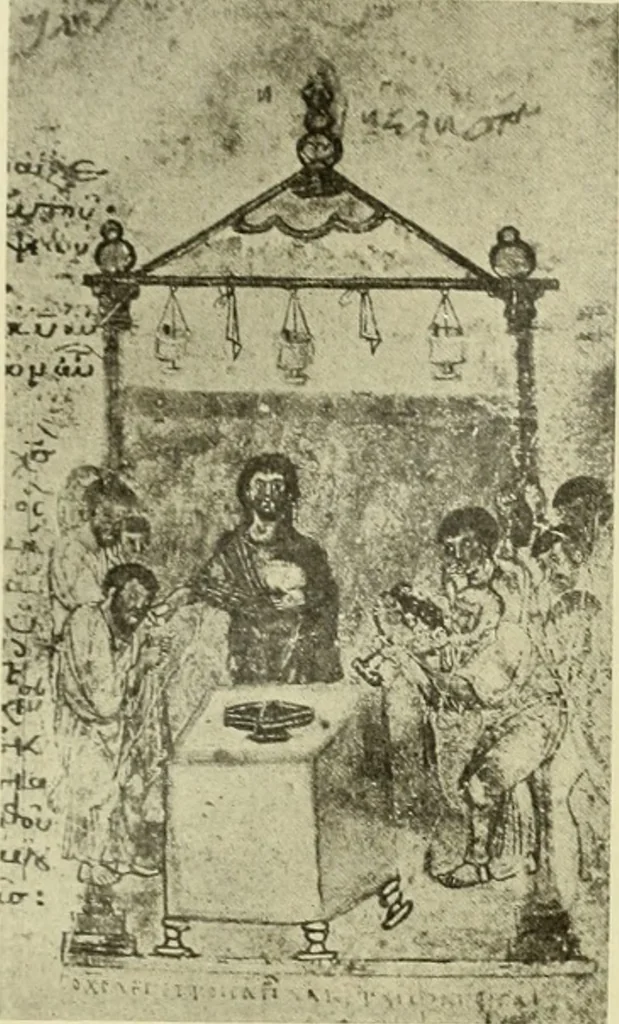 An illustration from Altchristliche und byzantinische Kunst, 1914, leaf 183