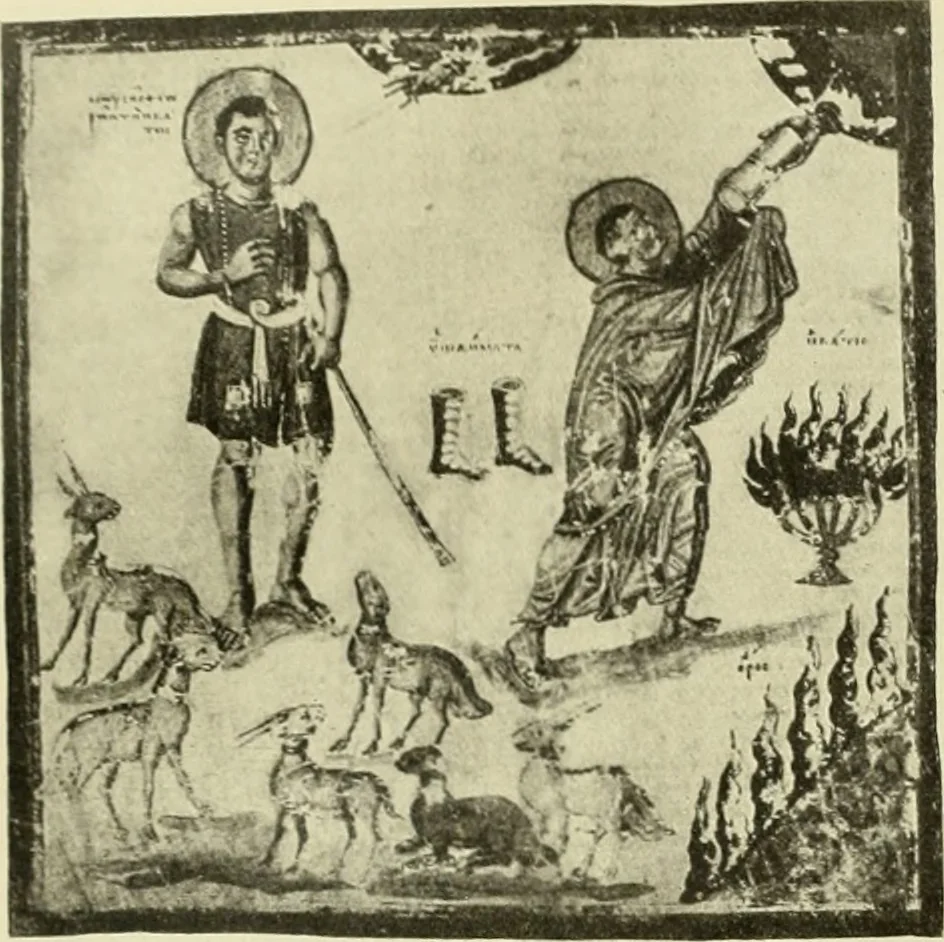 An illustration from Altchristliche und byzantinische Kunst, 1914, leaf 189