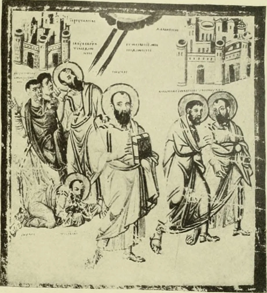 An illustration from Altchristliche und byzantinische Kunst, 1914, leaf 190