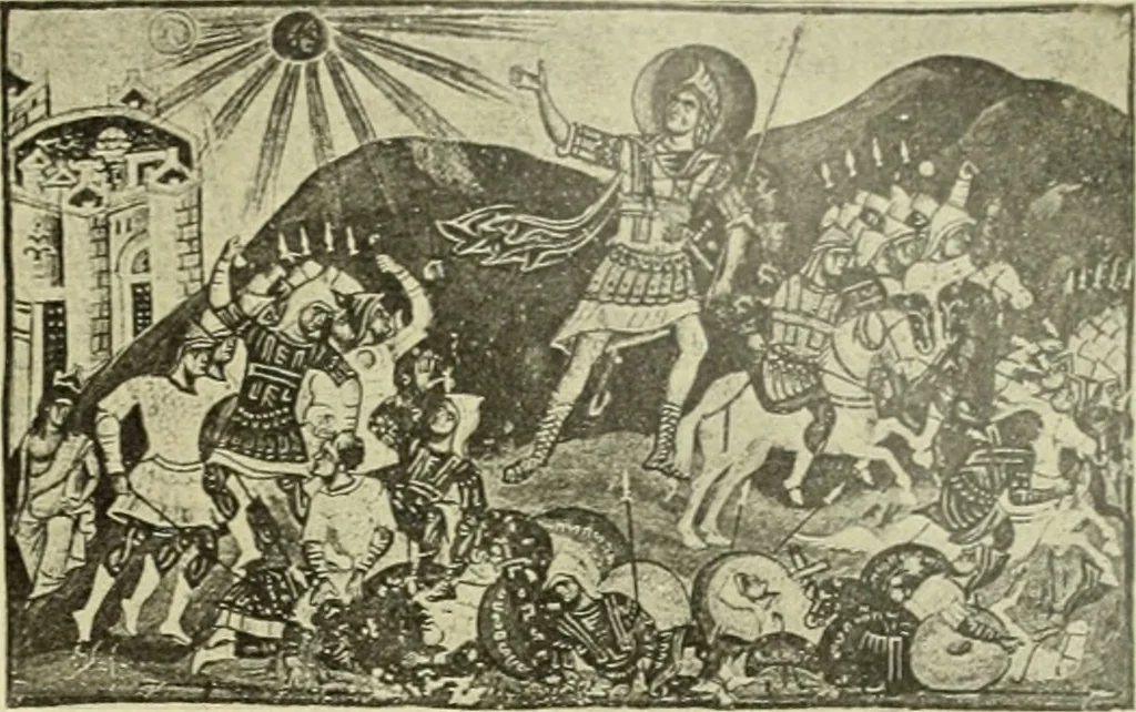 An illustration from Altchristliche und byzantinische Kunst, 1914, leaf 198