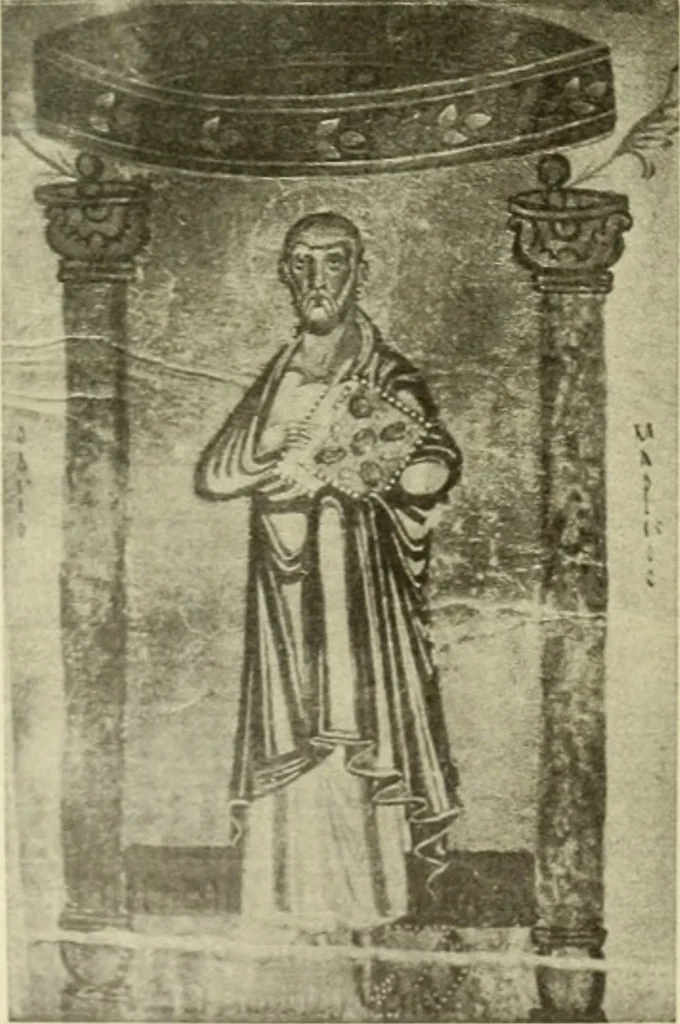 An illustration from Altchristliche und byzantinische Kunst, 1914, leaf 199