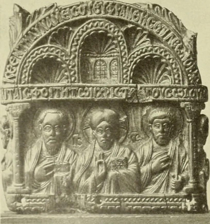 An illustration from Altchristliche und byzantinische Kunst, 1914, leaf 287