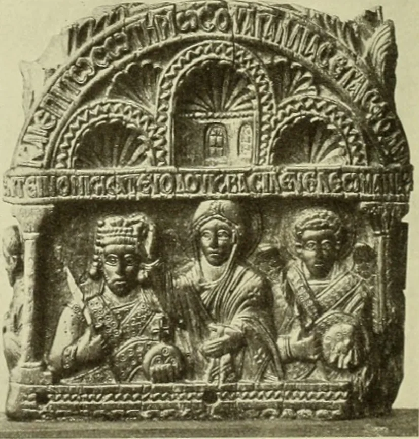 An illustration from Altchristliche und byzantinische Kunst, 1914, leaf 287