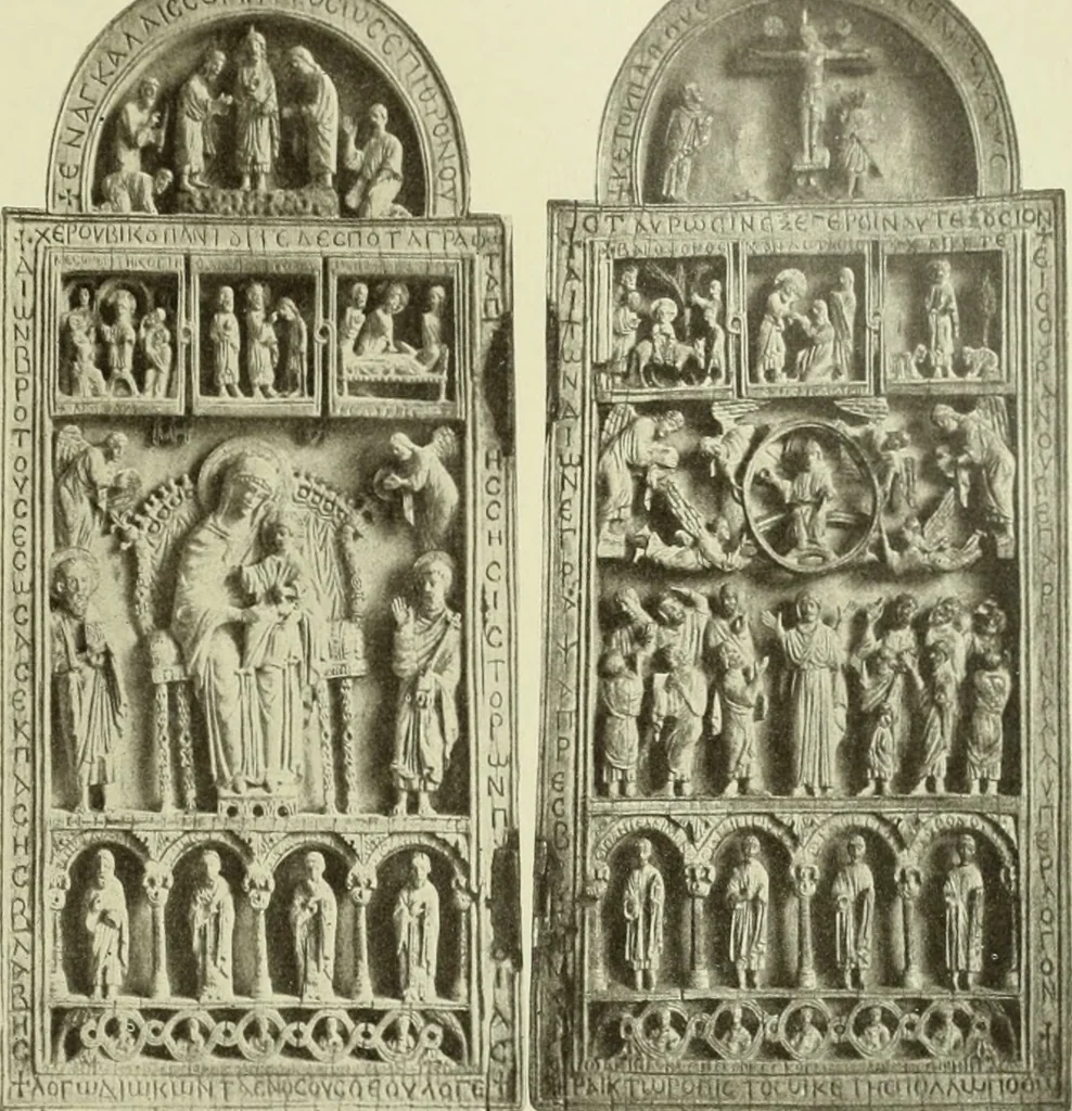 An illustration from Altchristliche und byzantinische Kunst, 1914, leaf 288