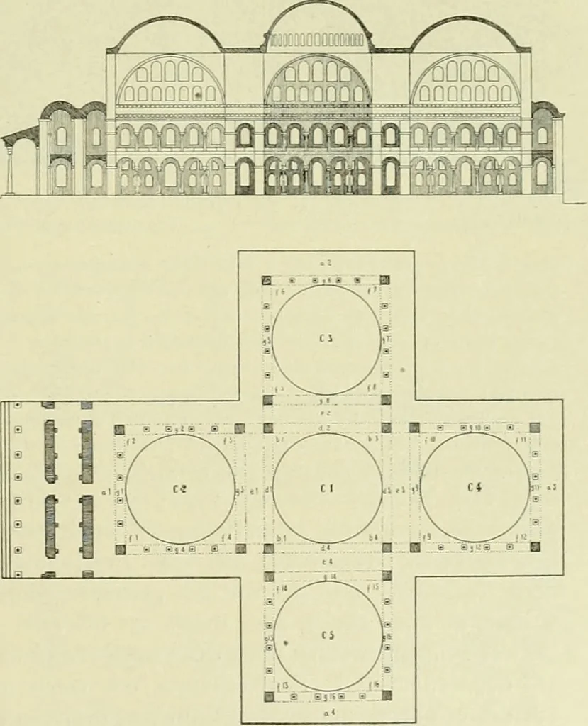 An illustration from Altchristliche und byzantinische Kunst, 1914, leaf 38