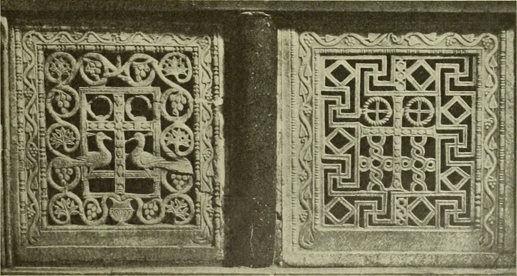 An illustration from Altchristliche und byzantinische Kunst, 1914, leaf 68