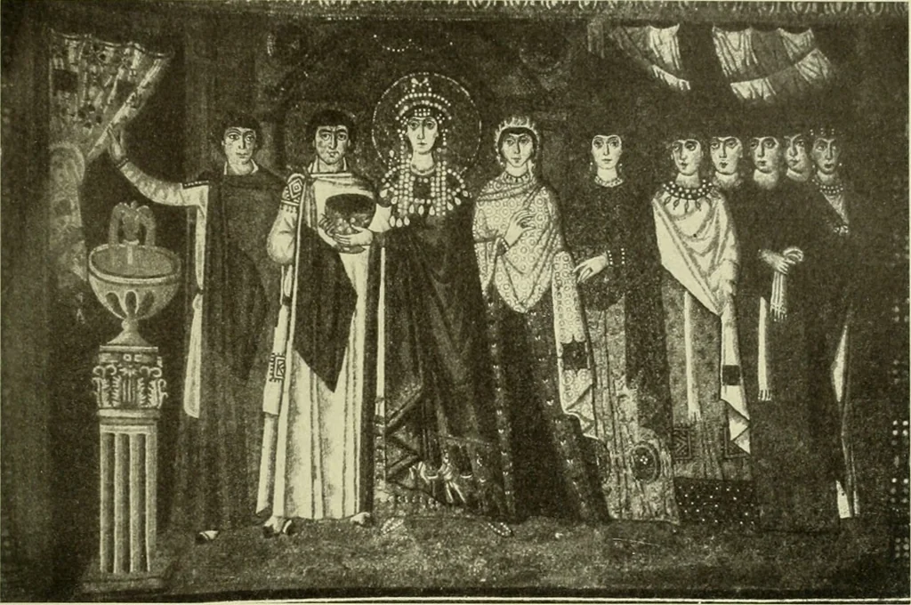 An illustration from Altchristliche und byzantinische Kunst, 1914, leaf 74