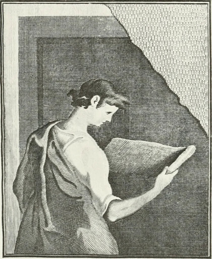 An illustration from Alte Denkmäler, 1849, leaf 1