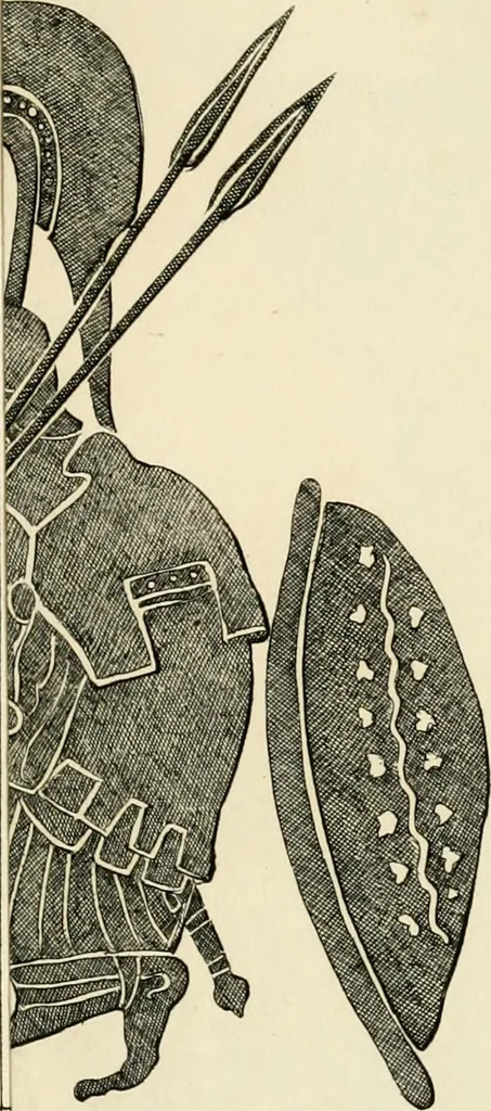 An illustration from Alte Denkmäler, 1849, leaf 590
